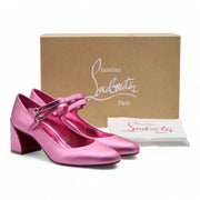 Christian Louboutin Miss Jane Pumps 55mm - Leather - Pink - 37.5