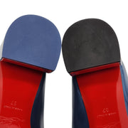 Christian Louboutin Miss Jane Pumps 55mm - Leather - Blue - 37