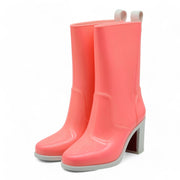 Christian Louboutin Loubirain Boots - PVC - Pink 34