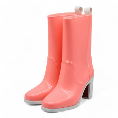 Christian Louboutin Loubirain Boots - PVC - Pink 37