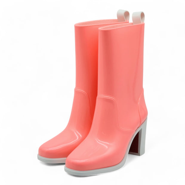 Christian Louboutin Loubirain Boots - PVC - Pink 37