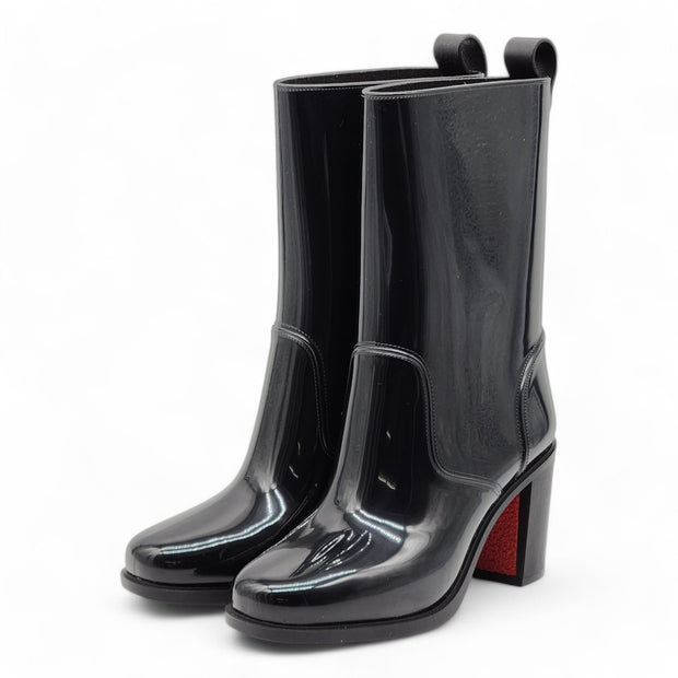 Christian Louboutin Loubirain Boots - PVC - Black 35