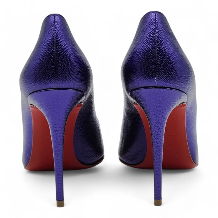 Christian Louboutin Hot Chick Pumps 100mm - Leather - Purple 34