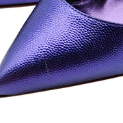 Christian Louboutin Hot Chick Pumps 100mm - Leather - Purple 34