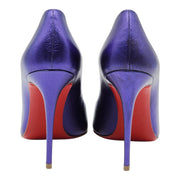 Christian Louboutin Hot Chick Pumps 100mm - Leather - Purple 35