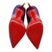 Christian Louboutin Hot Chick Pumps 100mm - Leather - Purple 35