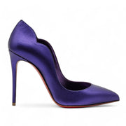 Christian Louboutin Hot Chick Pumps 100mm - Leather - Purple 36