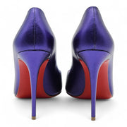 Christian Louboutin Hot Chick Pumps 100mm - Leather - Purple 36