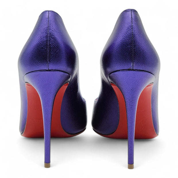 Christian Louboutin Hot Chick Pumps 100mm - Leather - Purple 36