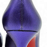 Christian Louboutin Hot Chick Pumps 100mm - Leather - Purple 36