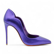 Christian Louboutin Hot Chick Pumps 100mm - Leather - Purple 36