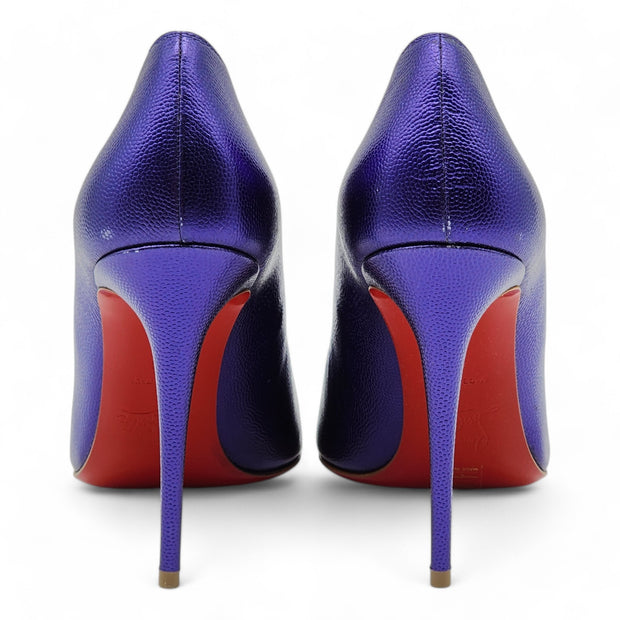 Christian Louboutin Hot Chick Pumps 100mm - Leather - Purple 36