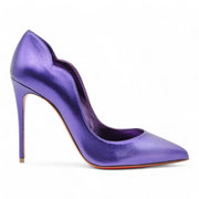 Christian Louboutin Hot Chick Pumps 100mm - Leather - Purple 37.5