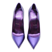 Christian Louboutin Hot Chick Pumps 100mm - Leather - Purple 38