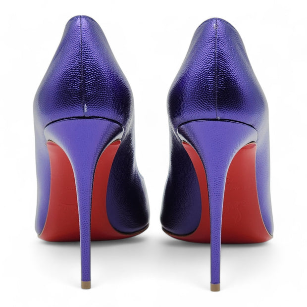 Christian Louboutin Hot Chick Pumps 100mm - Leather - Purple 38