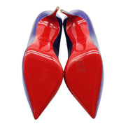 Christian Louboutin Hot Chick Pumps 100mm - Leather - Purple 38