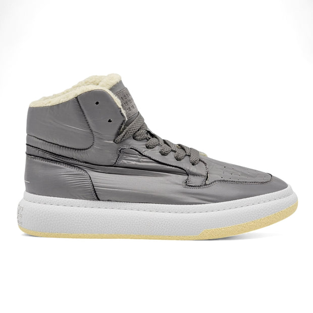 MM6 Maison Margiela Gray High Top Basketball Sneakers