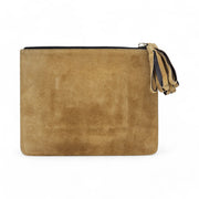 Giuseppe Zanotti Studded Clutch Bag - Suede - Brown