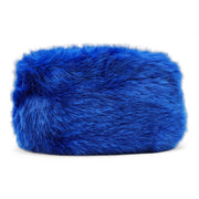 Giuseppe Zanotti Shoulder Bag Clutch with logo - Faux Fur - Blue