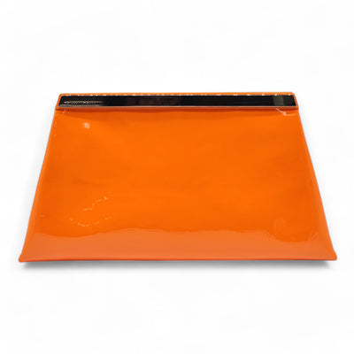 Giuseppe Zanotti Oversized Clutch - Patent Leather - Orange