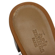 Hermes Oasis Sandals - Epsom Leather - Brown 39