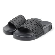 Dolce & Gabbana DG Logo Beachwear Slides - Rubber - Black 40