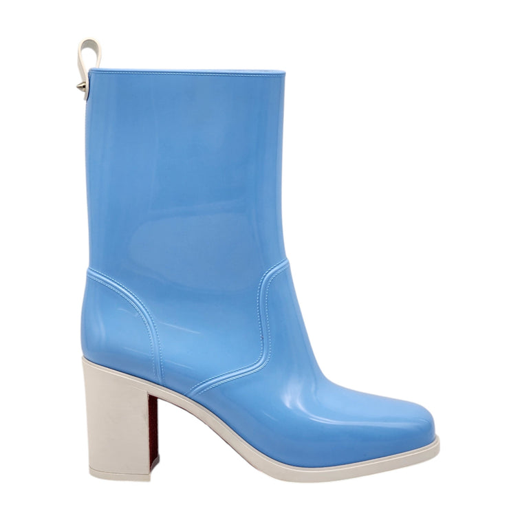 Christian Louboutin Loubirain Boots - PVC and Rubber - Blue 41