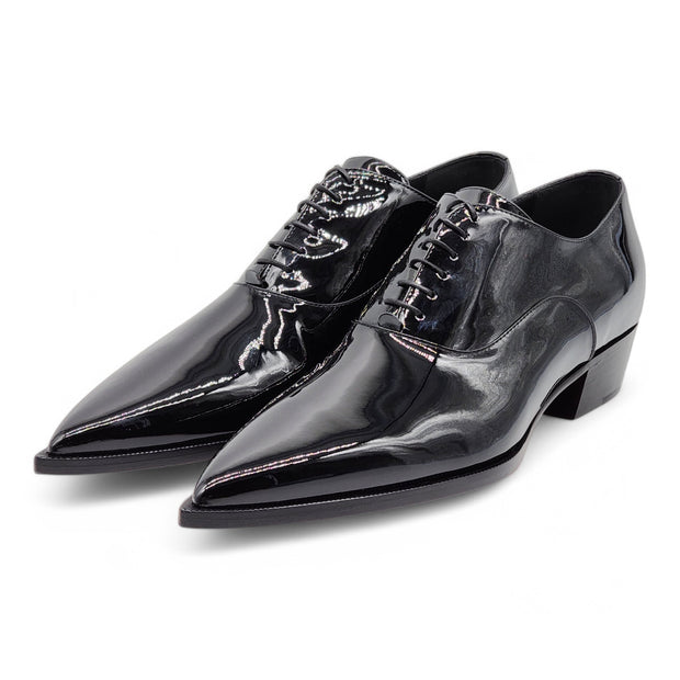 Christian Louboutin Eliviss Oxford Shoes - Patent Leather - Black - 42