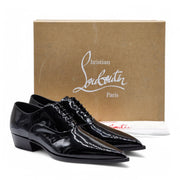 Christian Louboutin Eliviss Oxford Shoes - Patent Leather - Black - 42