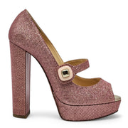 Christian Louboutin Bibibop Platform Peep Toe Pumps 140 - Pink 38