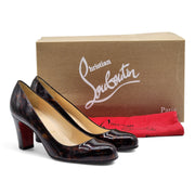 Christian Louboutin Miss Tack Pumps 70 - Tortoise Brown - 37