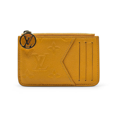 Louis Vuitton Romy Monogram Empreinte Card Case M11412 - Leather - Yellow