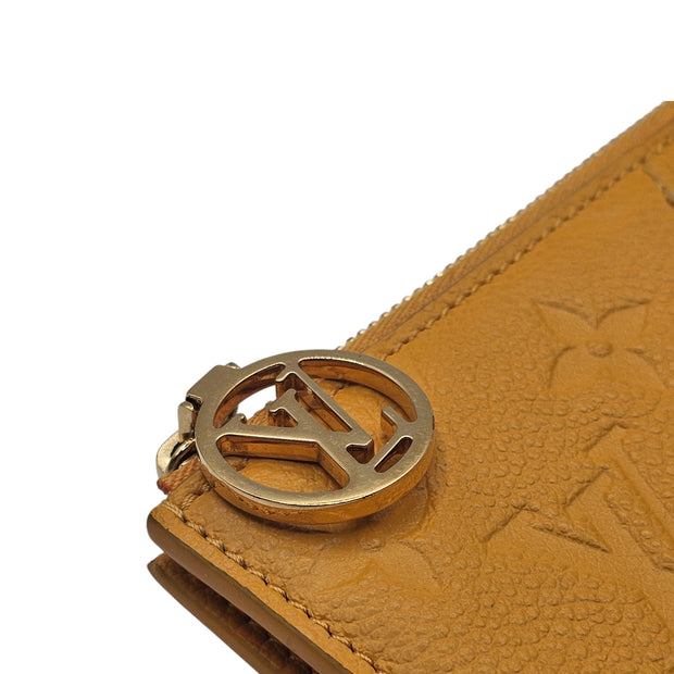 Louis Vuitton Romy Monogram Empreinte Card Case M11412 - Leather - Yellow