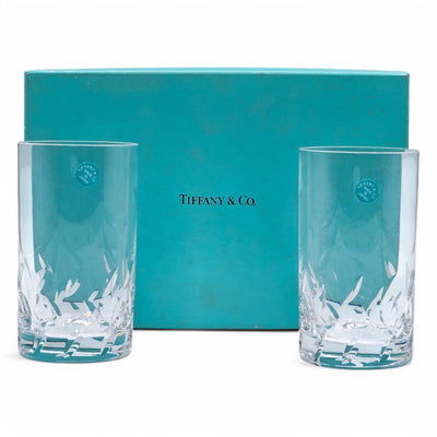 Tiffany & Co. Highball Glasses Set with box.