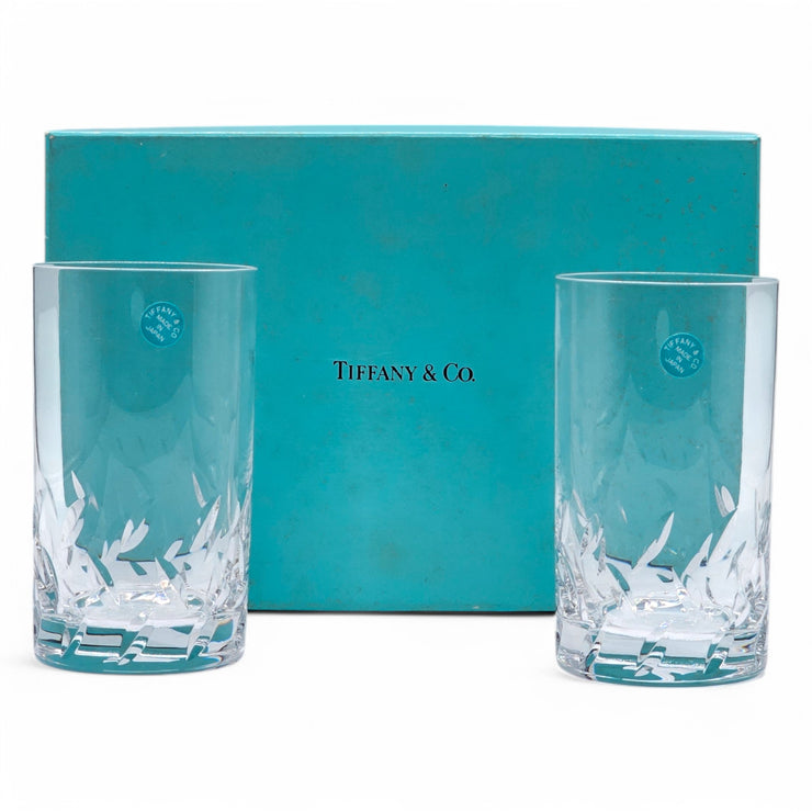 Tiffany & Co. Highball Glasses Set with box.