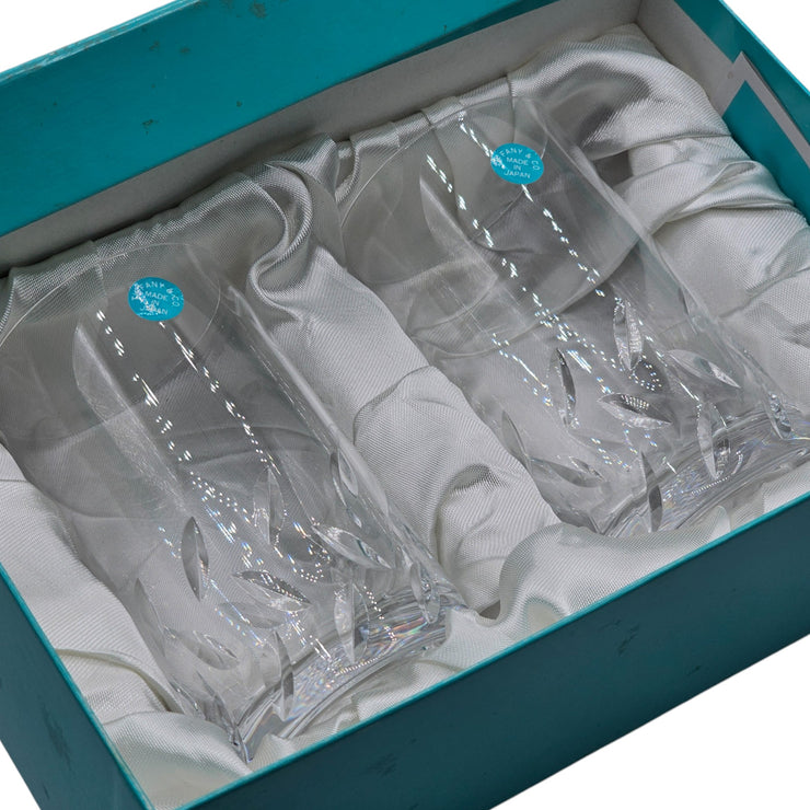 Tiffany & Co. Highball Glasses Set with box.