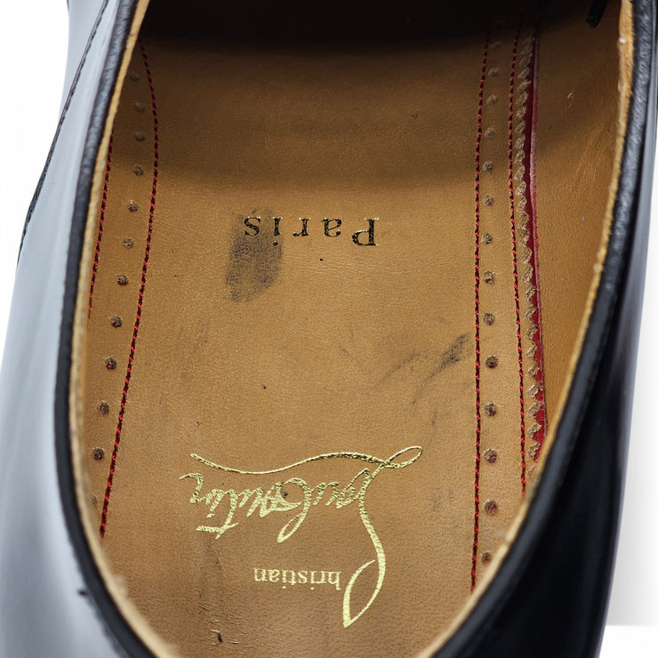 Christian Louboutin Cortomale Derby Shoes - Leather - Black - 42.5