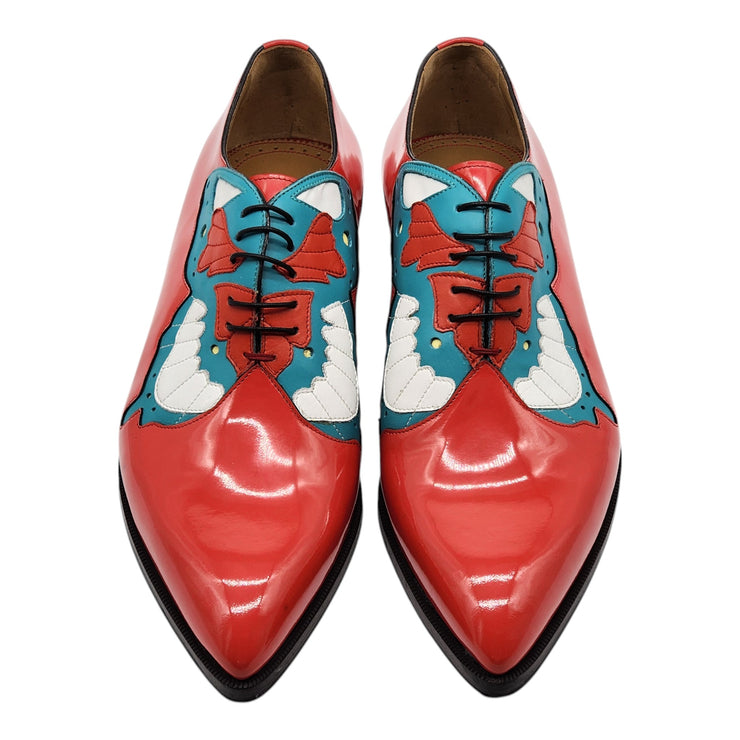 Christian Louboutin Chrisolido Oxford Shoes - Leather - Red - 42