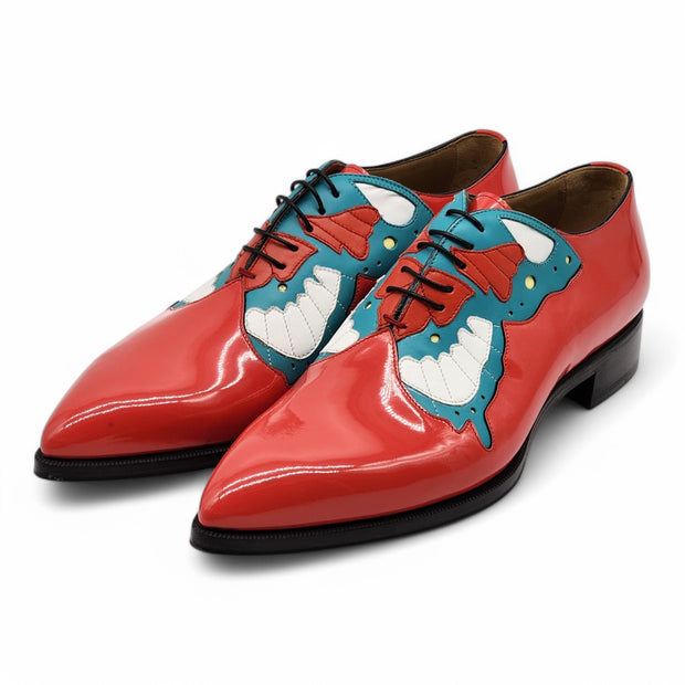 Christian Louboutin Chrisolido Oxford Shoes - Leather - Red - 42