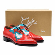 Christian Louboutin Chrisolido Oxford Shoes - Leather - Red - 42