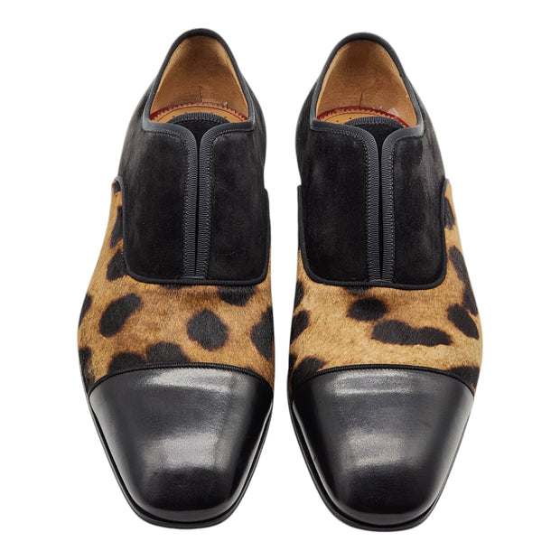 Christian Louboutin Alpha Male Oxford Shoes - Mixed Leather - Leopard - 41