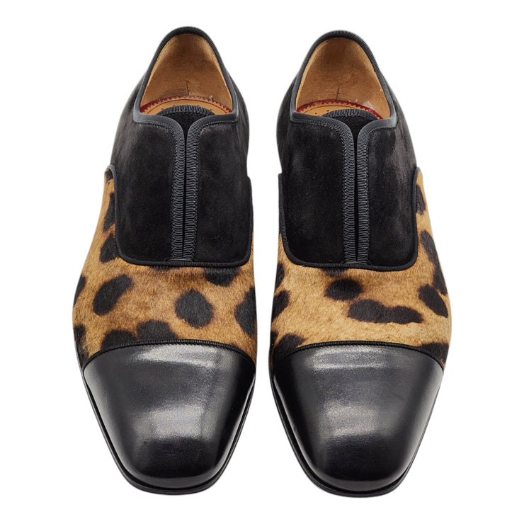 Christian Louboutin Alpha Male Oxford Shoes - Mixed Leather - Leopard - 41