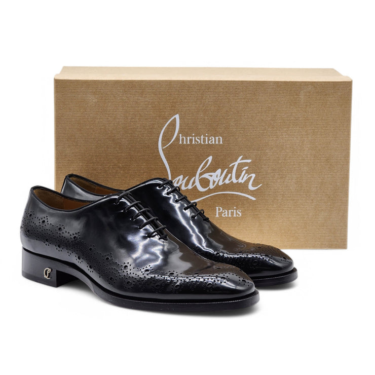 Christian Louboutin Corteobello Oxford Shoes - Leather - Black - 42