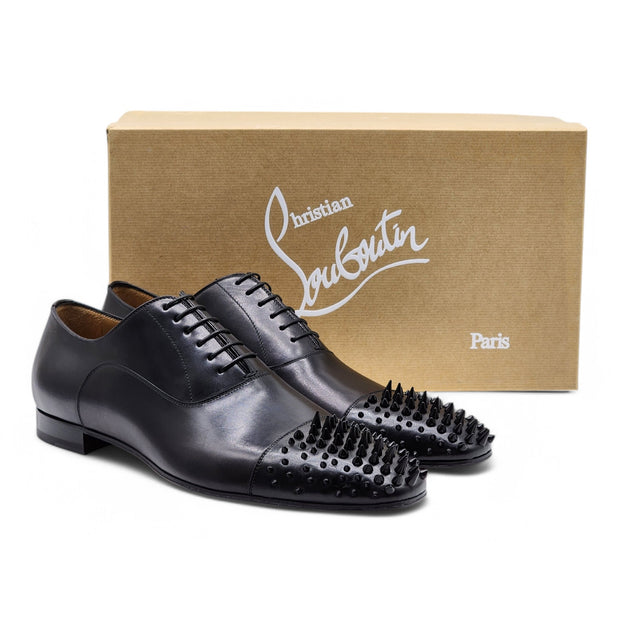 Christian Louboutin Gregossic Oxford Shoes - Leather - Black - 46