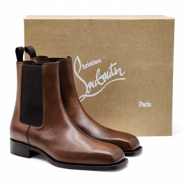 Christian Louboutin Amiralo Chelsea Boots - Leather - Brown - 41