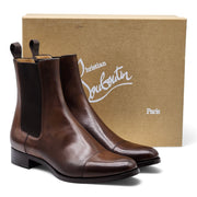 Christian Louboutin Antonio Chelsea Boots - Leather - Brown - 45