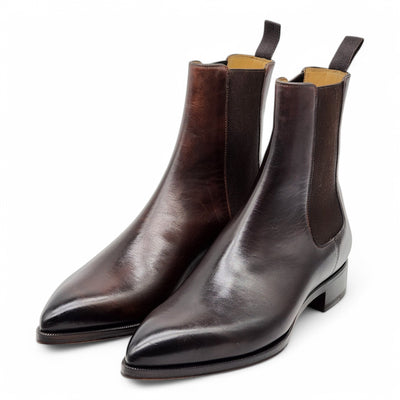 Christian Louboutin Chelsea Boots - Leather - Brown - 40