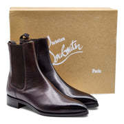 Christian Louboutin Chelsea Boots - Leather - Brown - 40