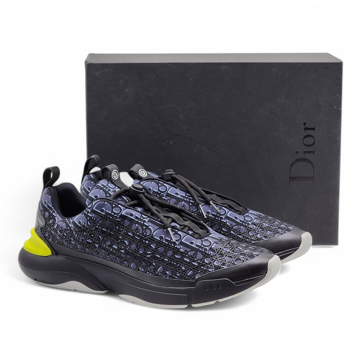 Dior B24 Oblique Cannage Motif 'Kim Jones' Sneakers - Black 46.5