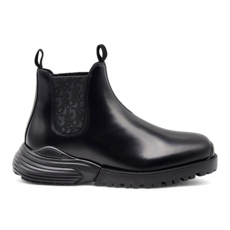 Dior Combat Chelsea Boots - Polished Calfskin - Black - 40